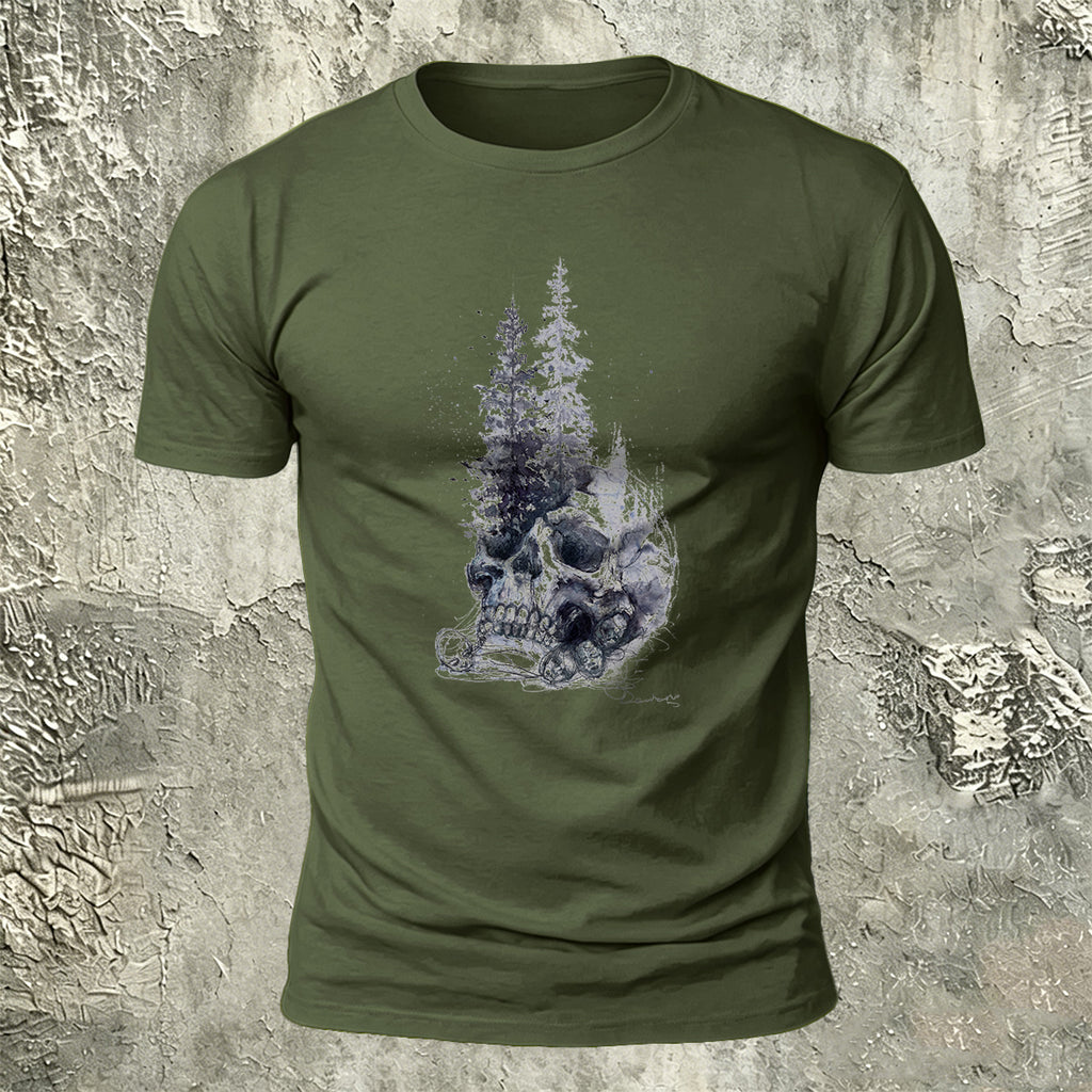 Creative Skull Graphic Casual Premium Cotton T-Shirt