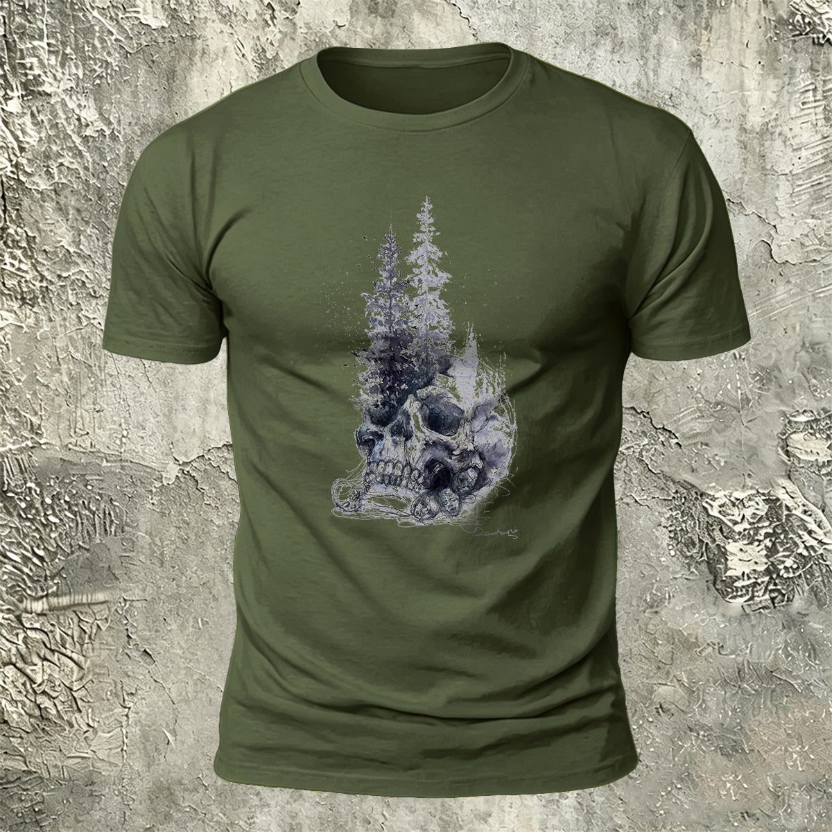 Creative Skull Graphic Casual Premium Cotton T-Shirt
