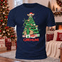 Monster Christmas Printed Casual Short Sleeve T-Shirt