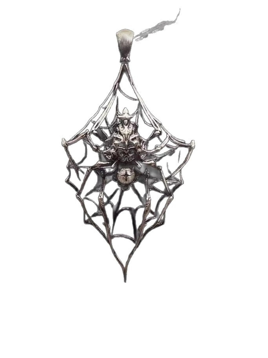 Dark Spider Pendant Necklace