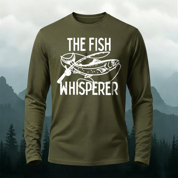 Takes The Bait Pattern Style Long-Sleeve T-Shirt