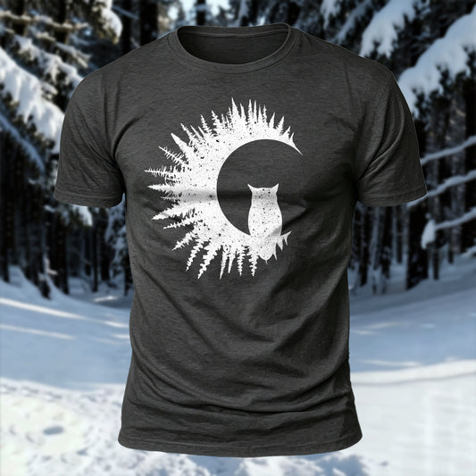 Owl Woods Printed Short Sleeve T-Shirt