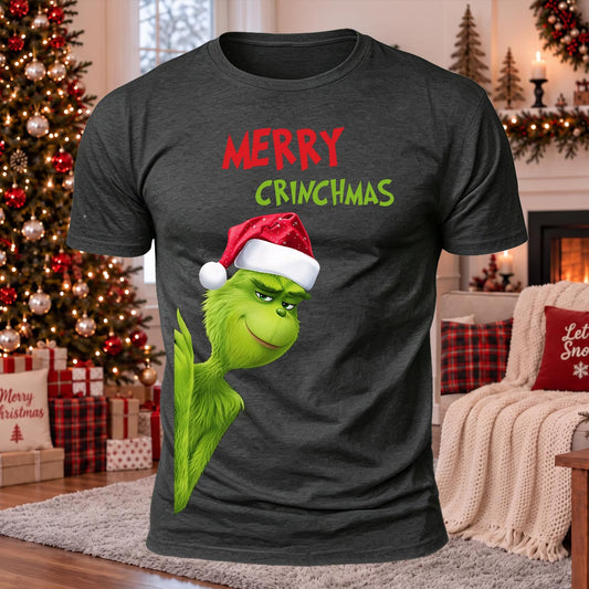 Merry Grinchmas Printed Short Sleeve T-Shirt
