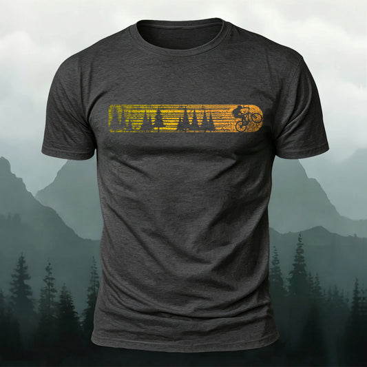 Rushing Through The Woods Printed Short Sleeve T-Shirt