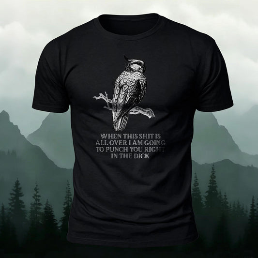 Premium Cotton Cockatoo Printed T-Shirt