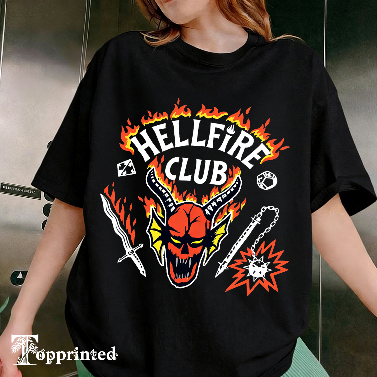 Hell Fire Club Casual Street Style T-shirt