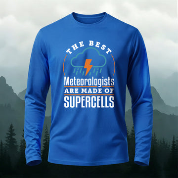 Premium Cotton Meteorologist Print Long Sleeve T-Shirt