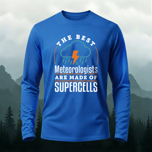 Premium Cotton Meteorologist Print Long Sleeve T-Shirt