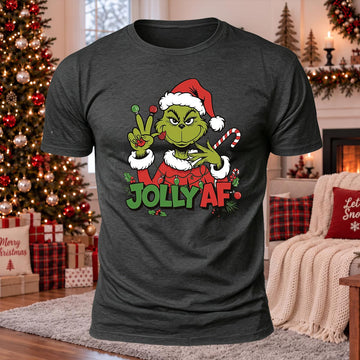 Jolly AF Printed Casual Short Sleeve T-Shirt