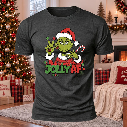 Jolly AF Printed Casual Short Sleeve T-Shirt