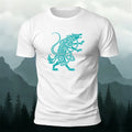 Mythical Wolf Totem Print Cotton Versatile T-Shirt