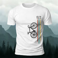 Minimalist Bicycle Graphic Casual Premium Cotton Tee