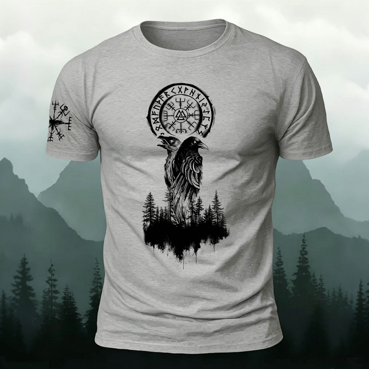 Tribal Eagle Totem Casual Cotton T-Shirt