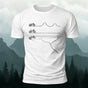 Outdoor Cycling Road Print 100% Cotton Casual T-Shirt