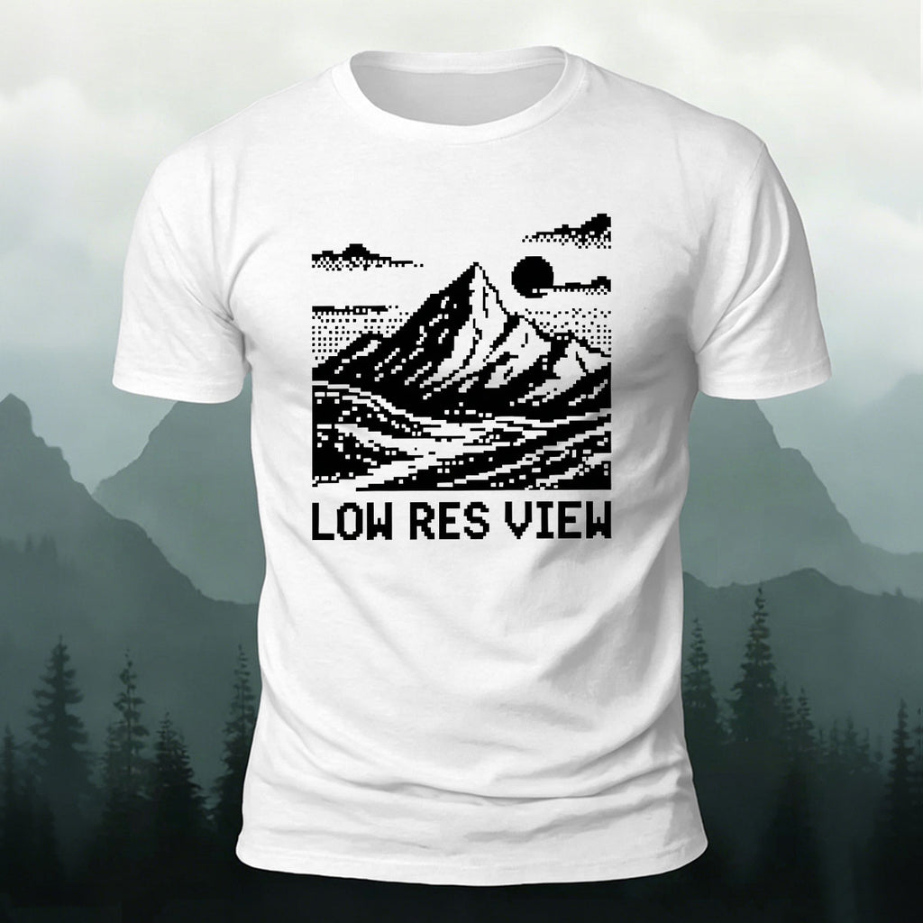 Landscape Pattern Mountain Style Comfortable T-shirt