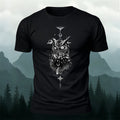 Vintage Owl Fashion Print Casual Cotton T-Shirt