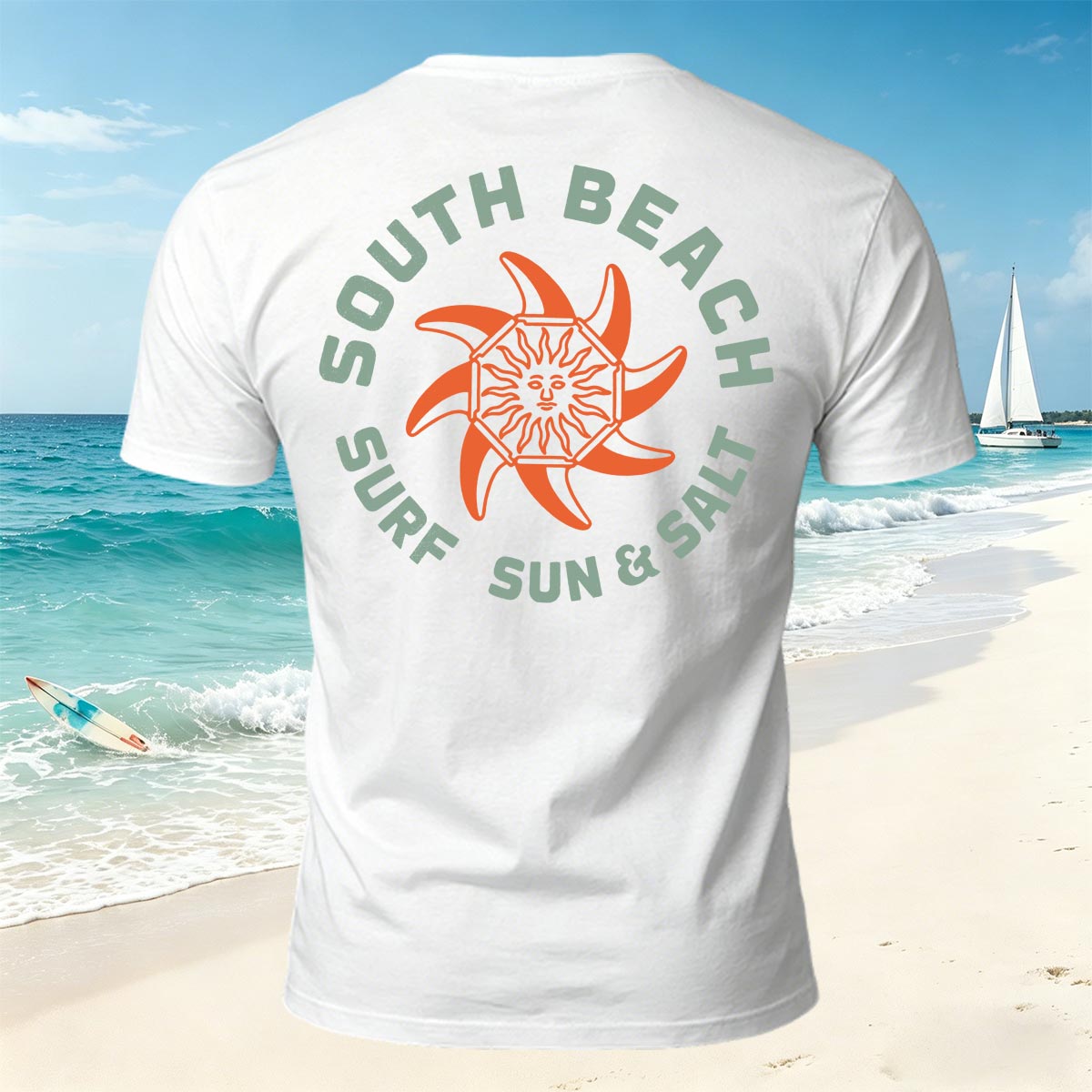 Sun Element 100% Cotton Casual Resort T-Shirt