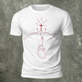 Fun Art-Print Cotton Casual Comfort T-Shirt