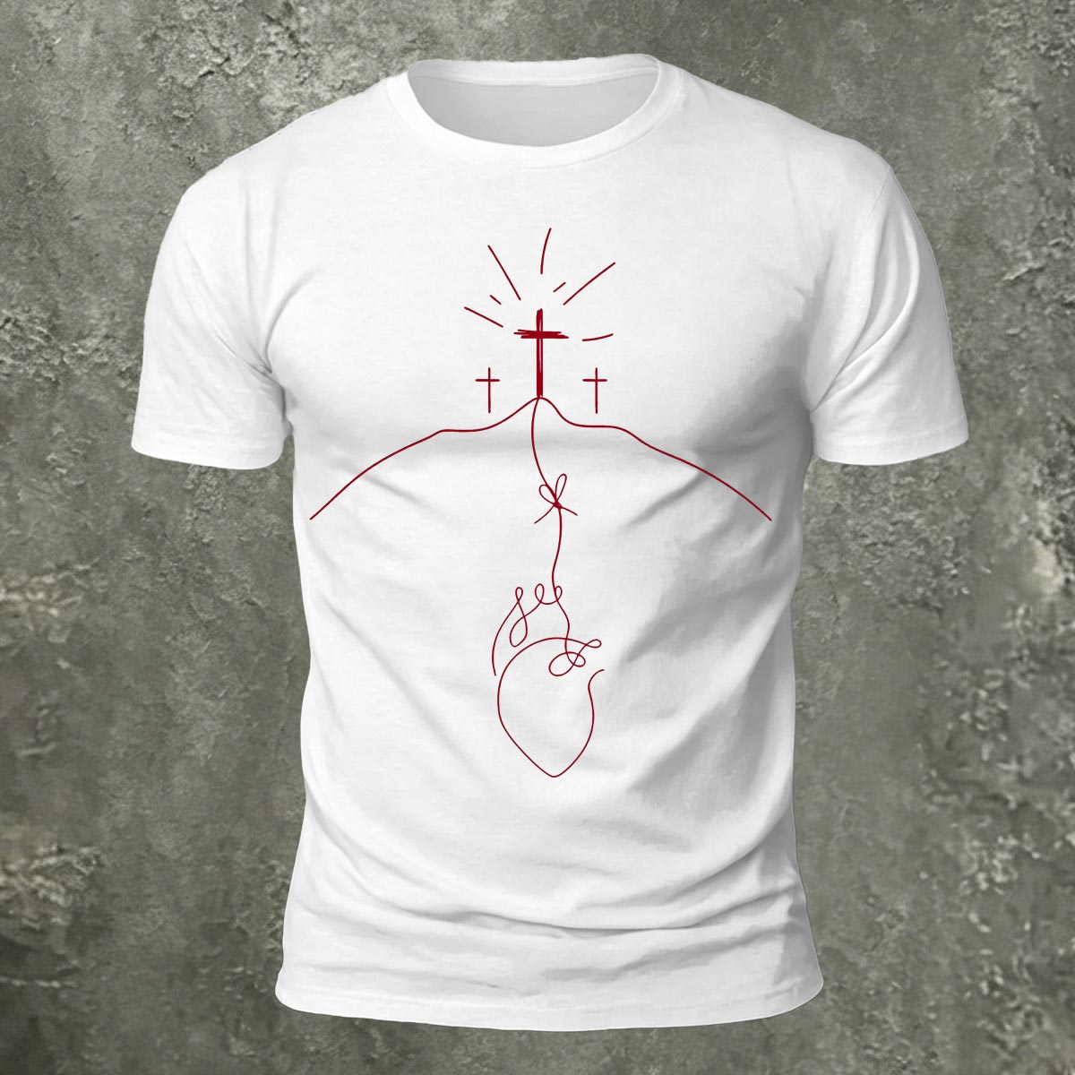Fun Art-Print Cotton Casual Comfort T-Shirt