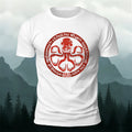 Round Octopus Creative Totem Outdoor Casual Cotton Tee