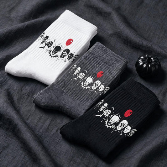 Cotton Horror Villains 3-Pair Mid Socks Set