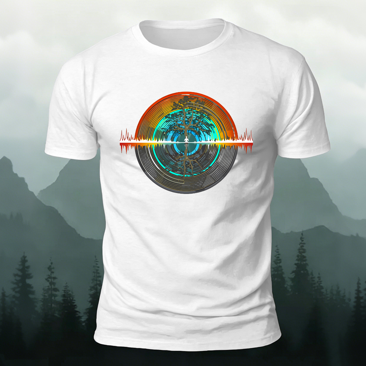 Video Tape Print Premium Cotton Casual Tee