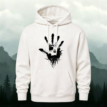 Cotton Skull Handprint Casual Outdoor Sweatshirt