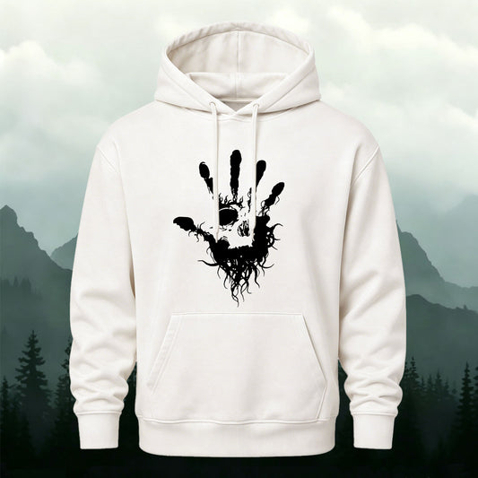 Cotton Skull Handprint Casual Outdoor Sweatshirt