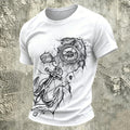 Vintage Distressed Anchor Outdoor Casual Cotton Tee