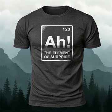 Cotton Chemical Letter Print Casual Round-Neck T-Shirt