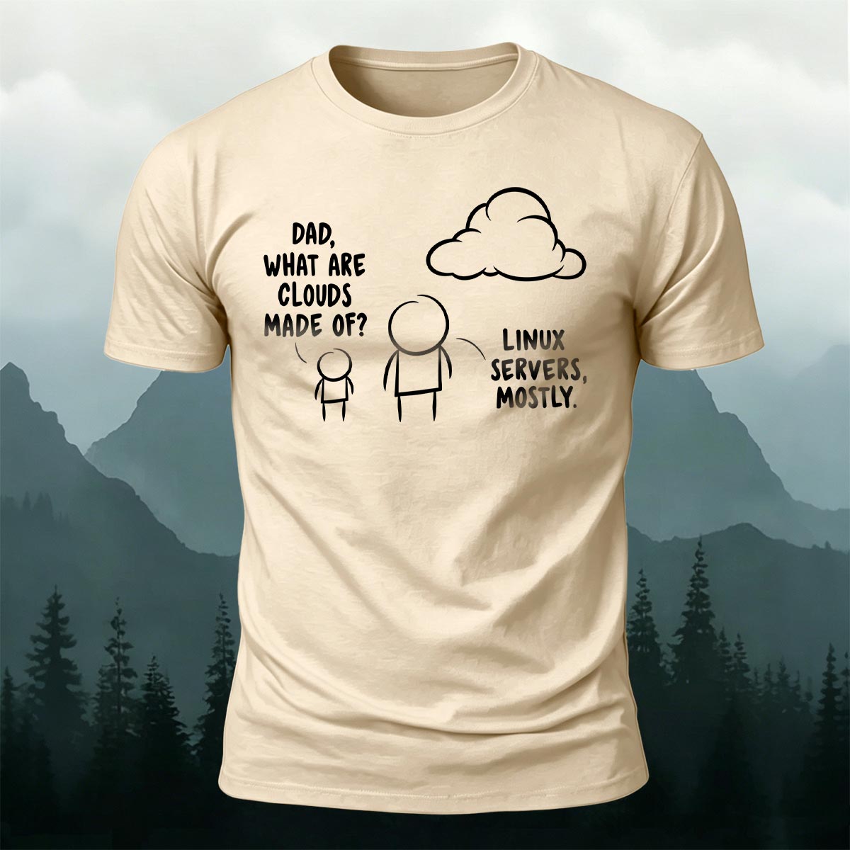 Funny Dialogue Casual Soft Skin-Friendly T-Shirt