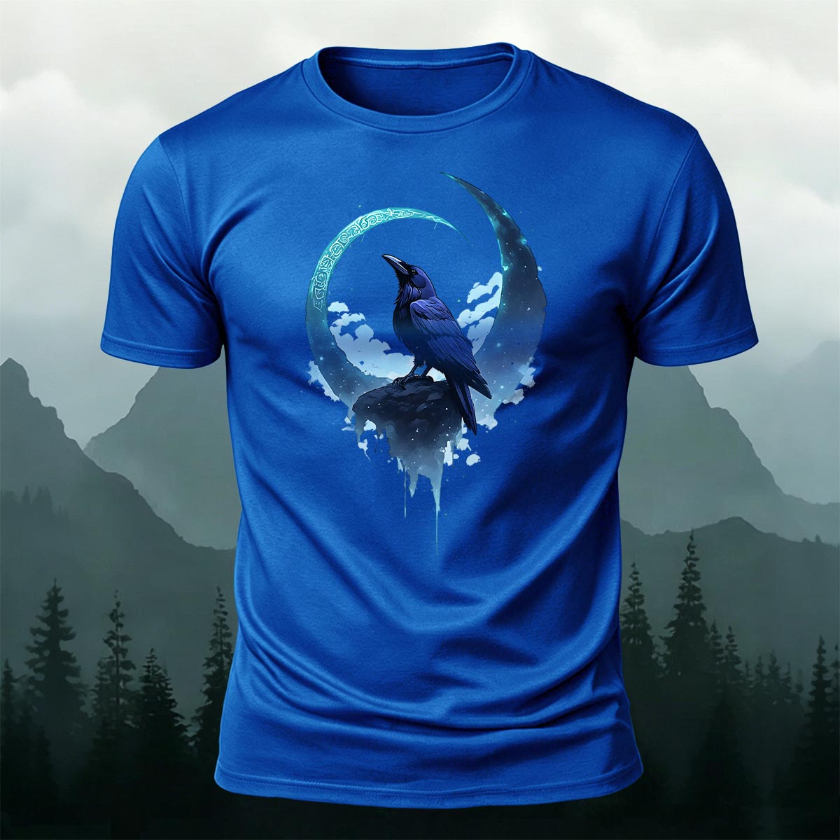 Bird Print Fashion Casual Premium Cotton T-Shirt