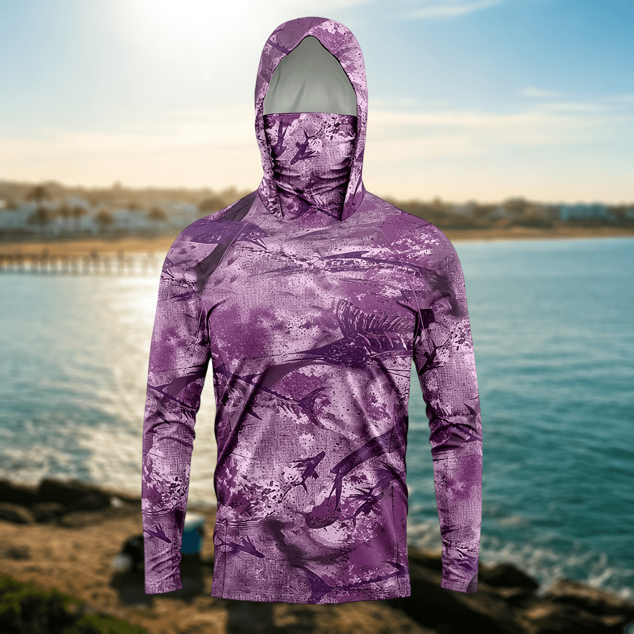 Hooded Mask Outdoor Quick-Dry Breathable Fishing Top
