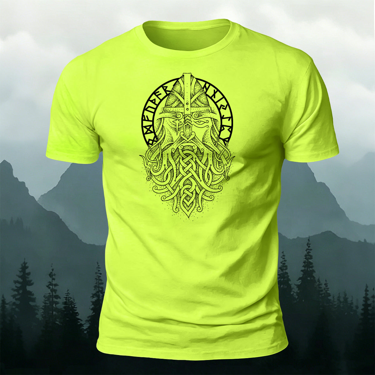 Viking Odin Tribe Casual Premium Cotton T-Shirt