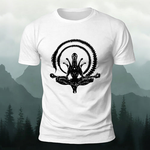 Alien Graphic Fashion Premium Cotton T-Shirt