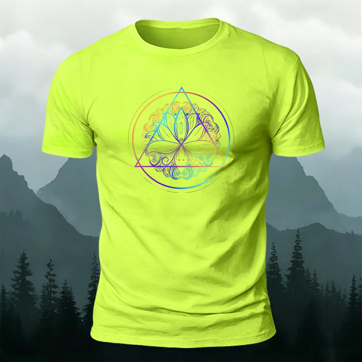 Colorful Pattern Fashion Casual Soft Cotton T-Shirt