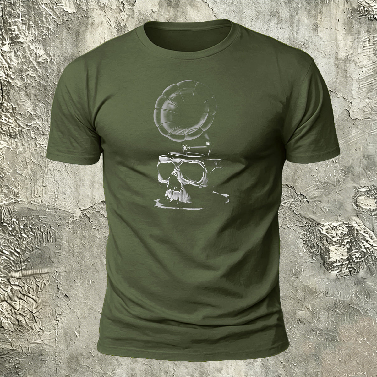 Vintage Music Print Casual Premium Cotton T-Shirt