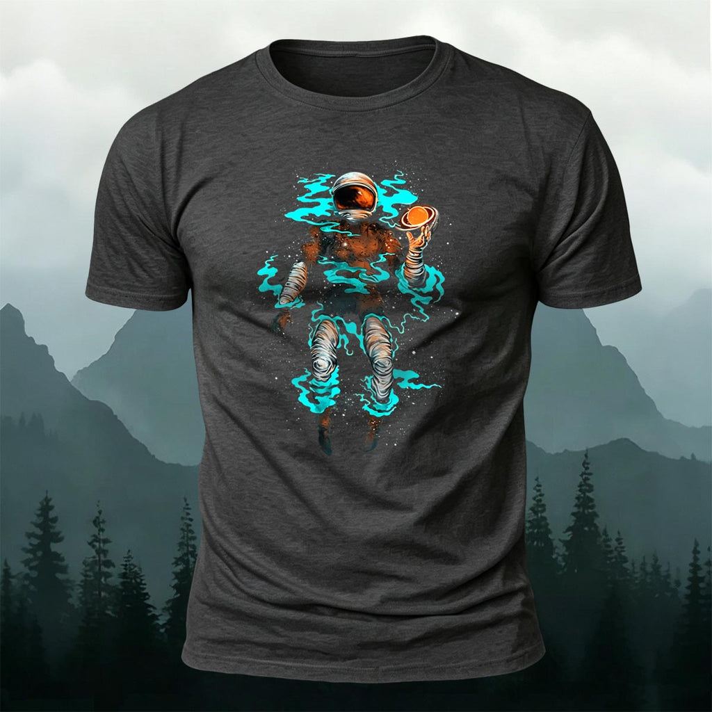 Astronaut Graphic Fashion Premium Cotton T-Shirt