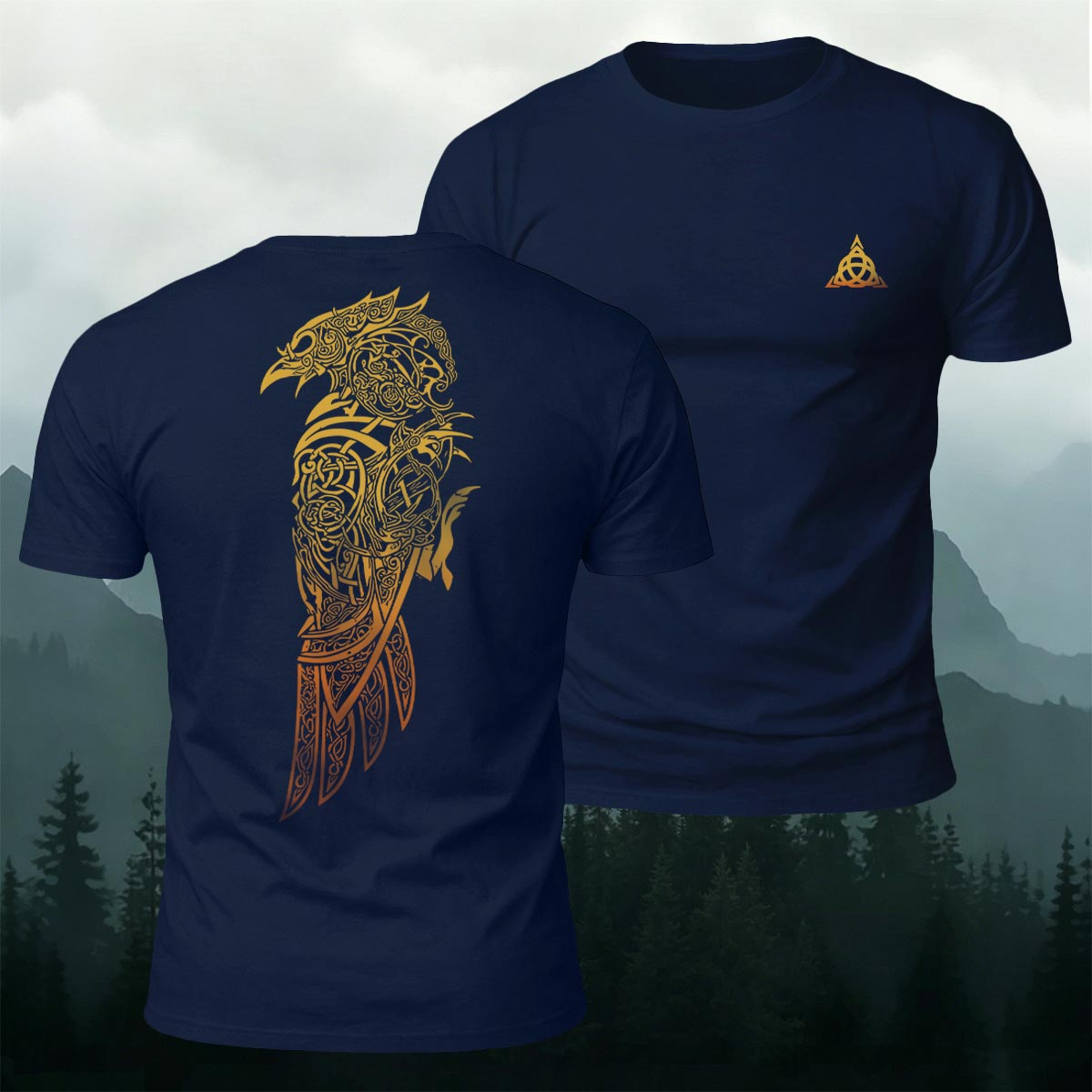 Nordic Mythology Art Graphic Street Style Breathable Tee