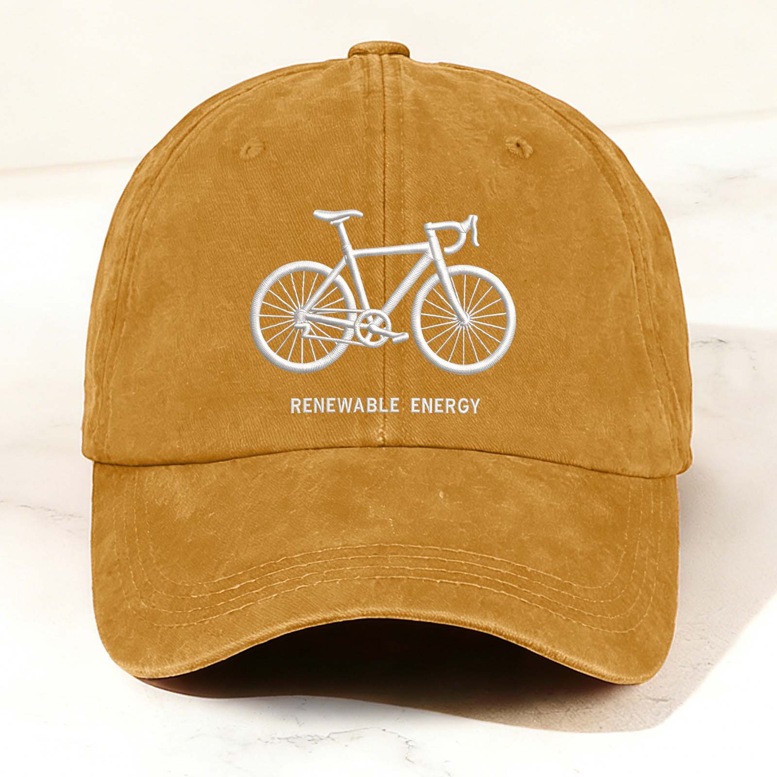 Bicycle Graphic Embroidery Casual Trendy Cap
