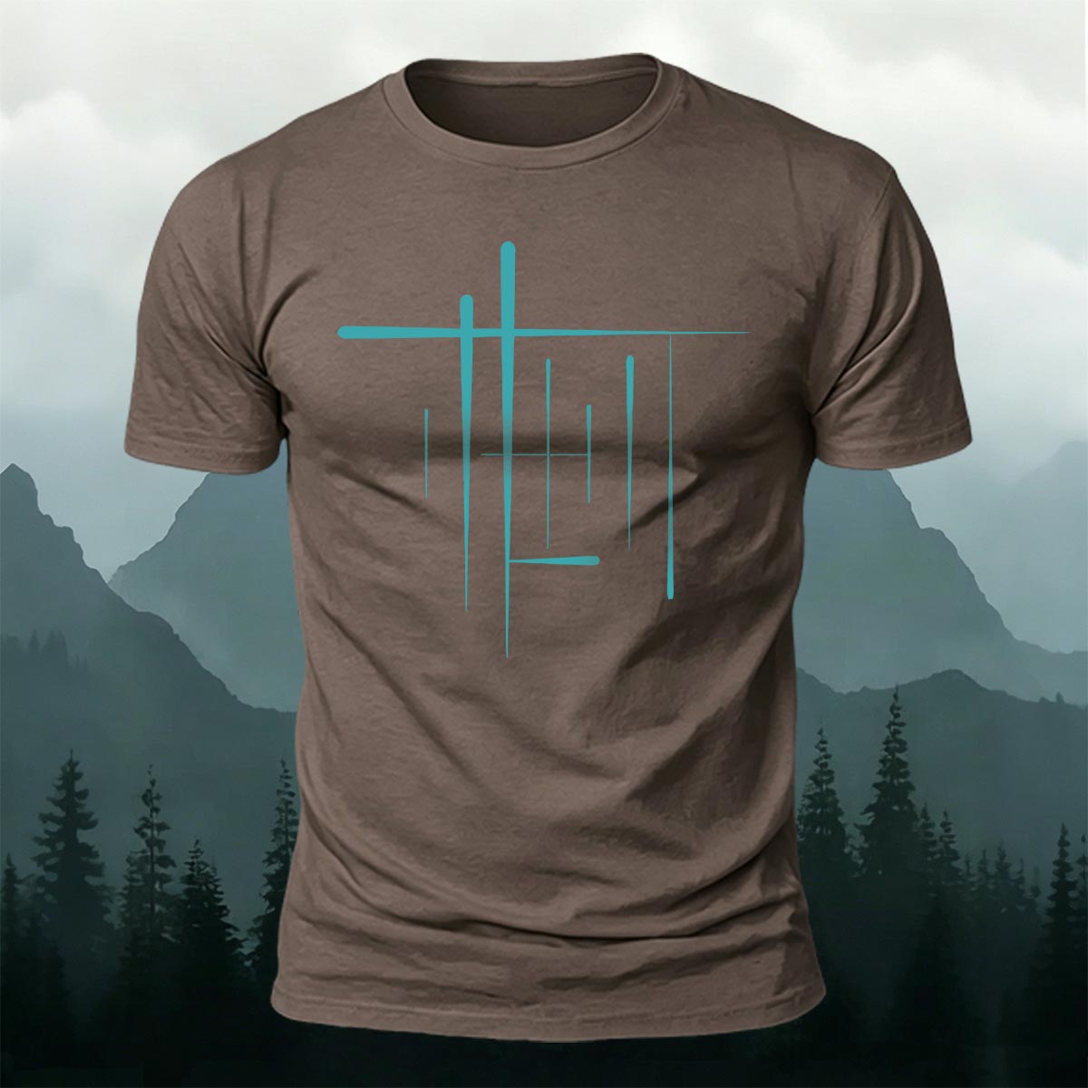 Simple Graphic Classic Premium Cotton Casual T-Shirt