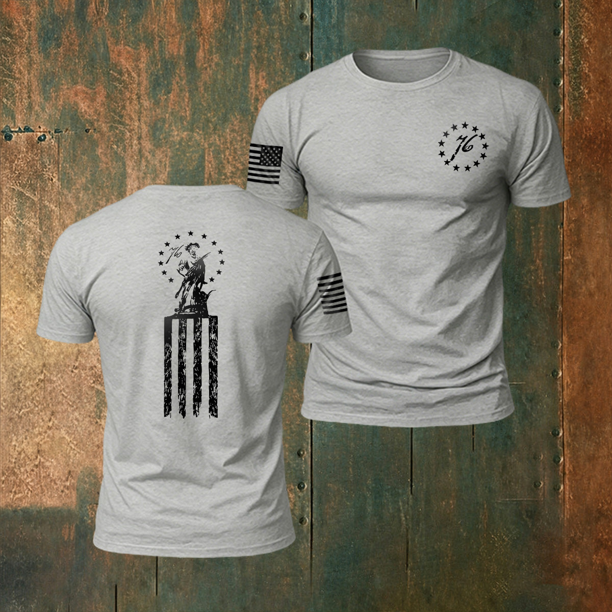 Hero Print American Vintage Premium Cotton T-Shirt