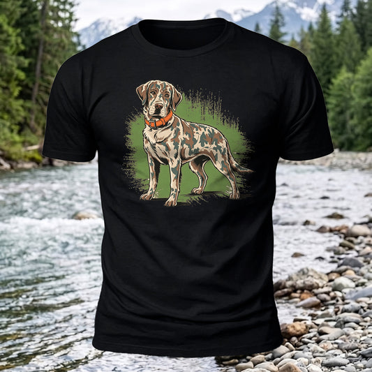 Premium Cotton Camouflage Puppy Printed T-Shirt