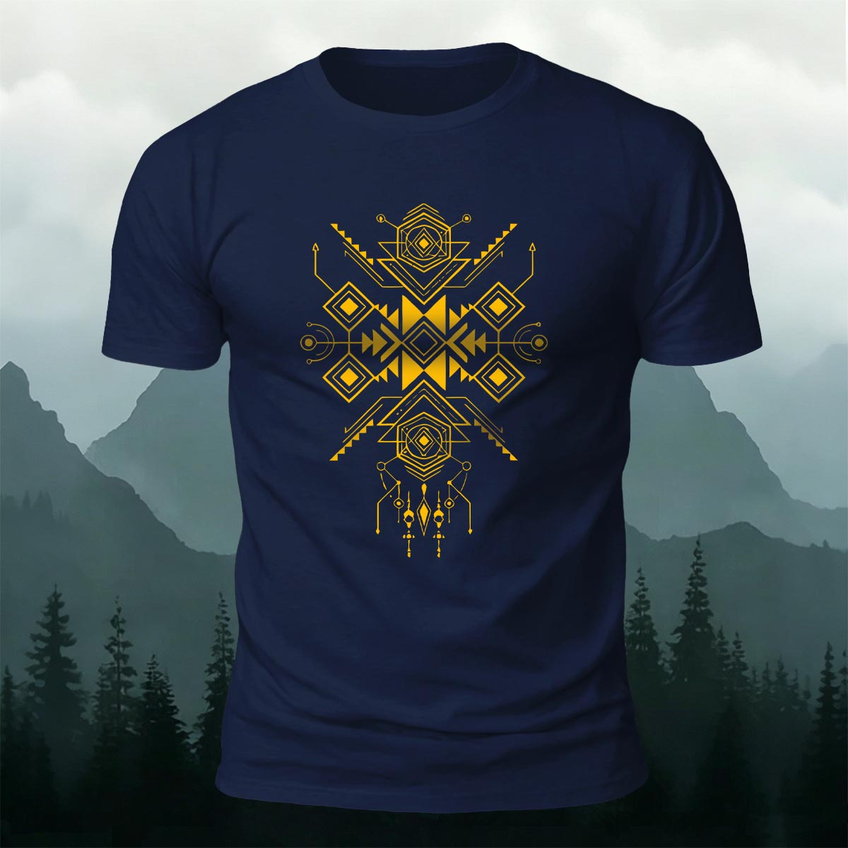 Artistic Graphic Minimalist Premium Cotton T-shirt