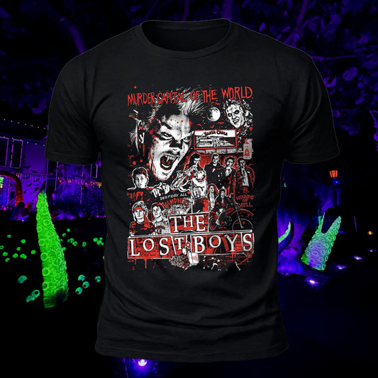 DTG Premium Cotton  Vampire Movie Poster Printed T-Shirt