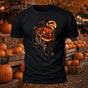 Premium Cotton Halloween Pumpkin Head Printed T-Shirt