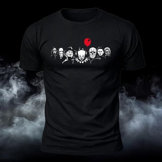 Premium Cotton Horror Movie All Star Printed T-Shirt