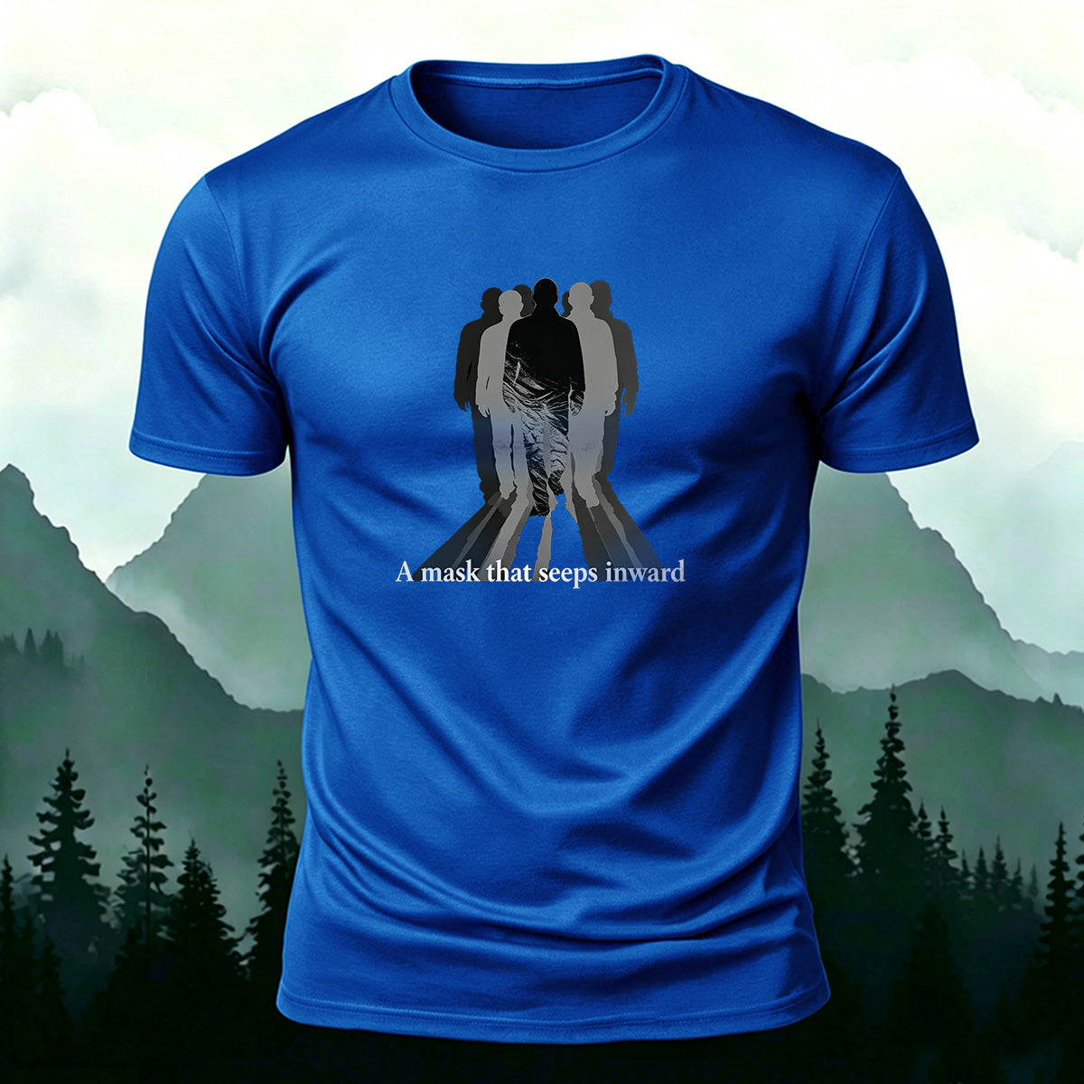 Silhouette Print Fashion Comfortable Casual T-Shirt