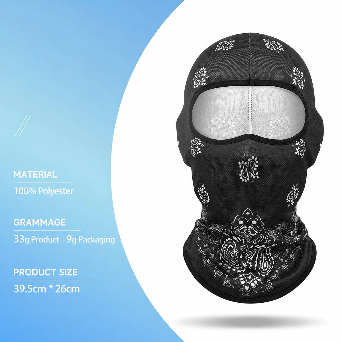 Breathable Unique Print and Fun Face Mask Motorcycle Helmet