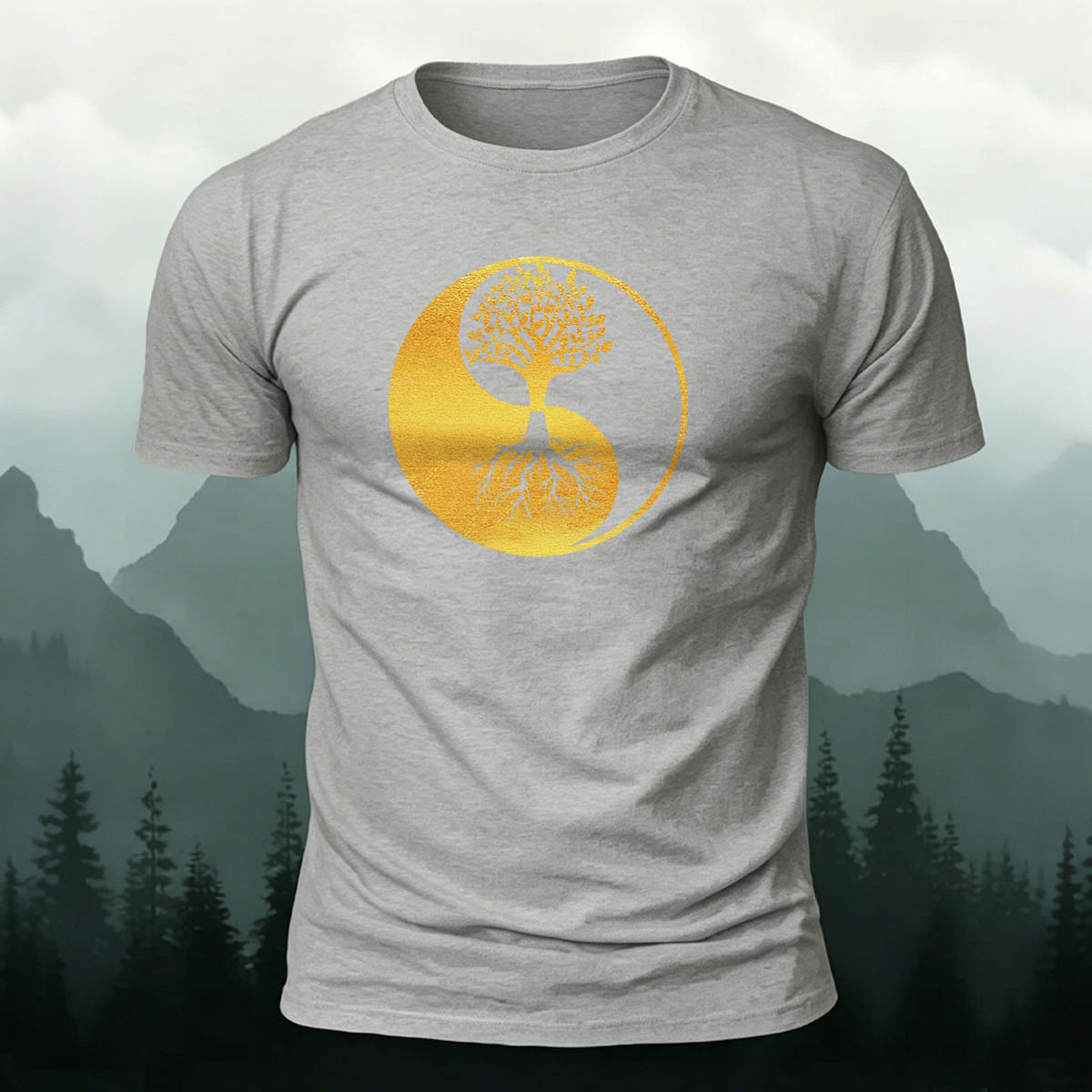 Artistic Tree Natural Leisure Breathable T-Shirt